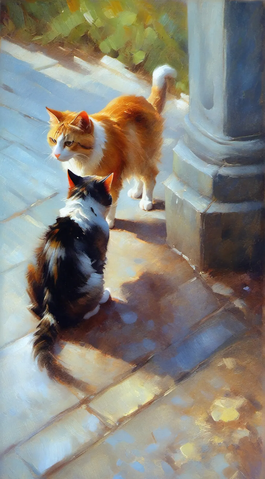 ai character: Just rude cats background