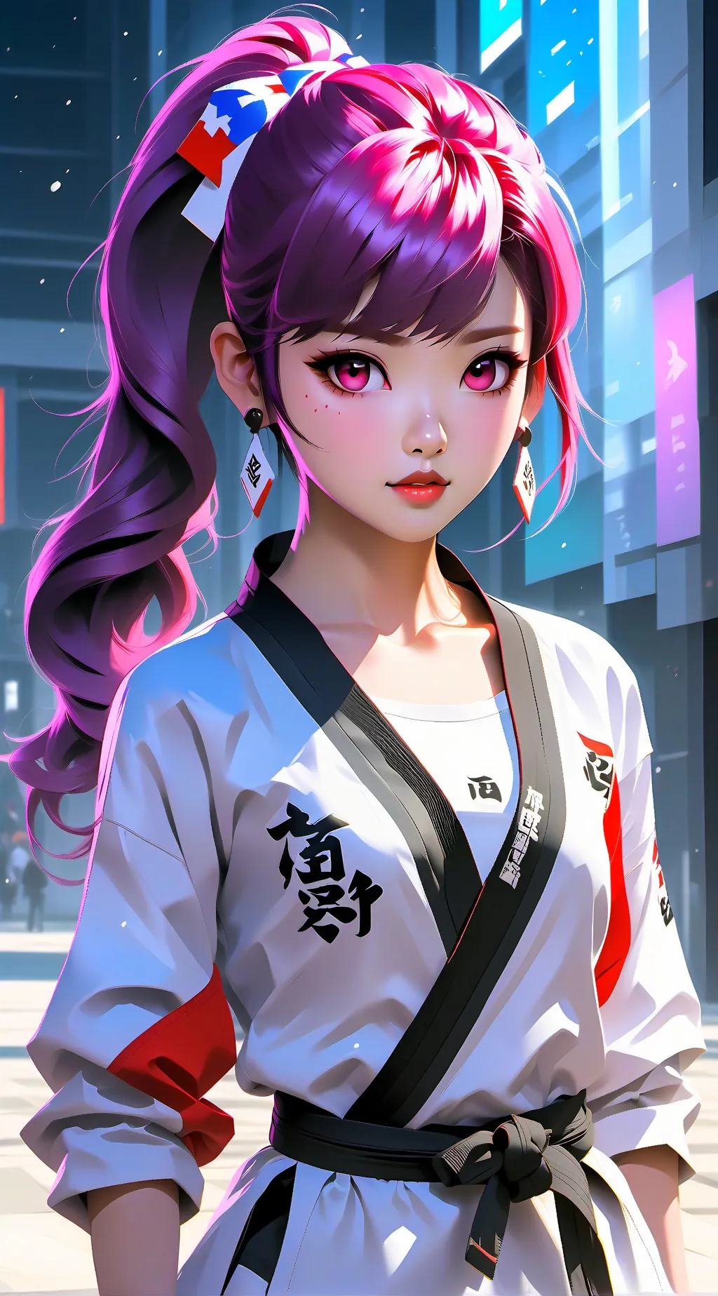 ai character: Grace  background