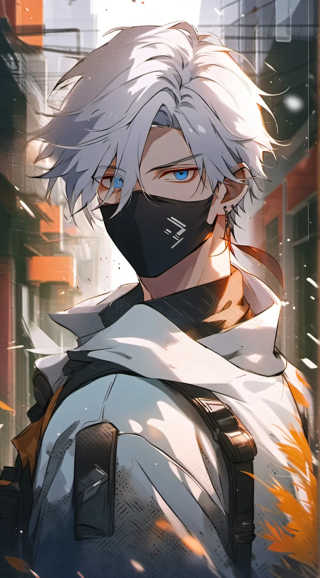 ai character: Takeru inamaki  background