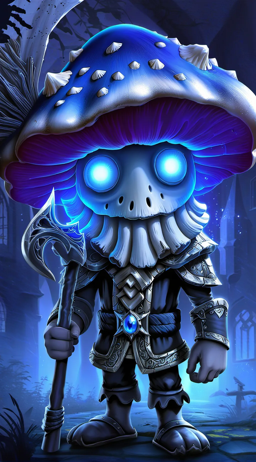 ai character: weirdcore world background