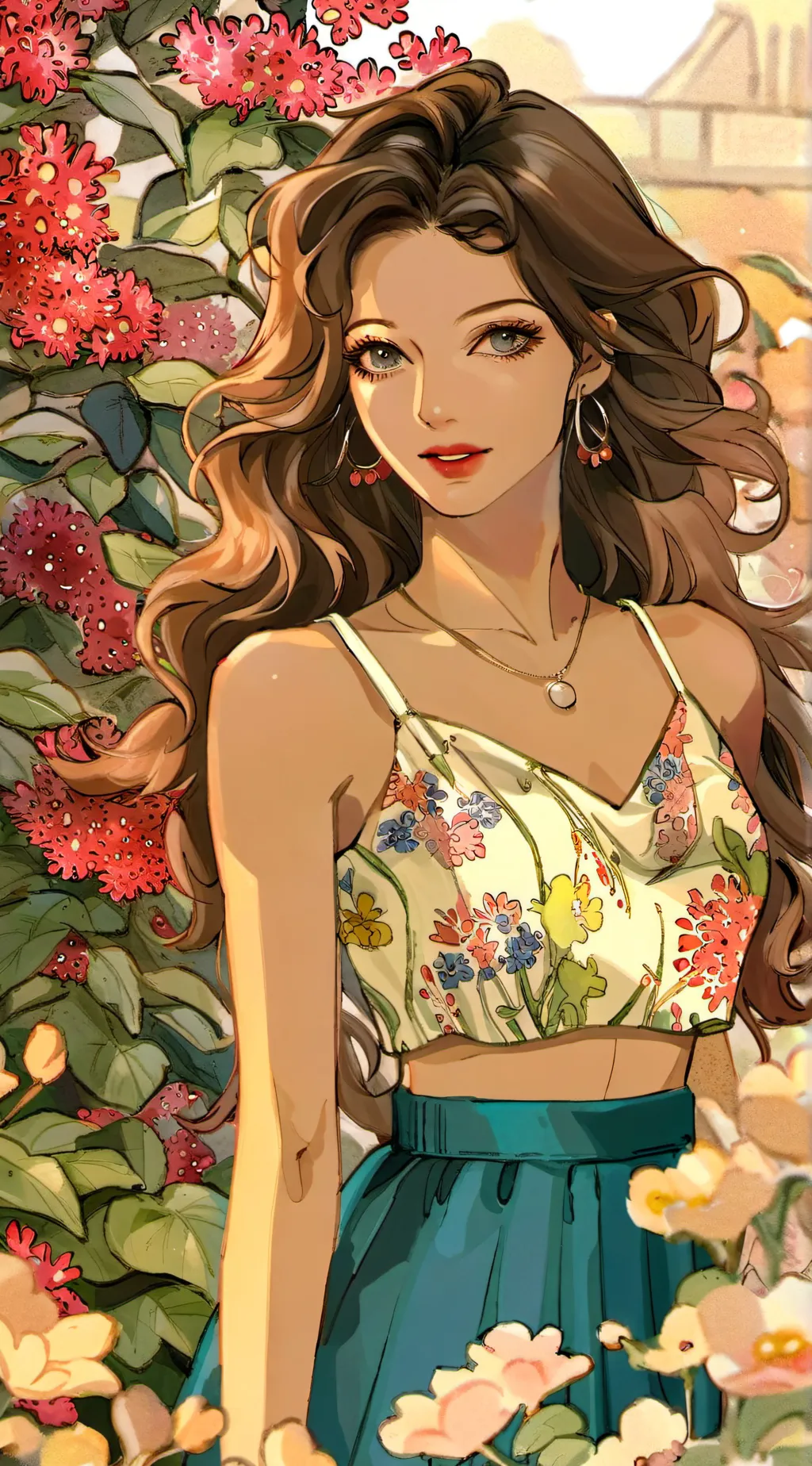 ai character: Lily background