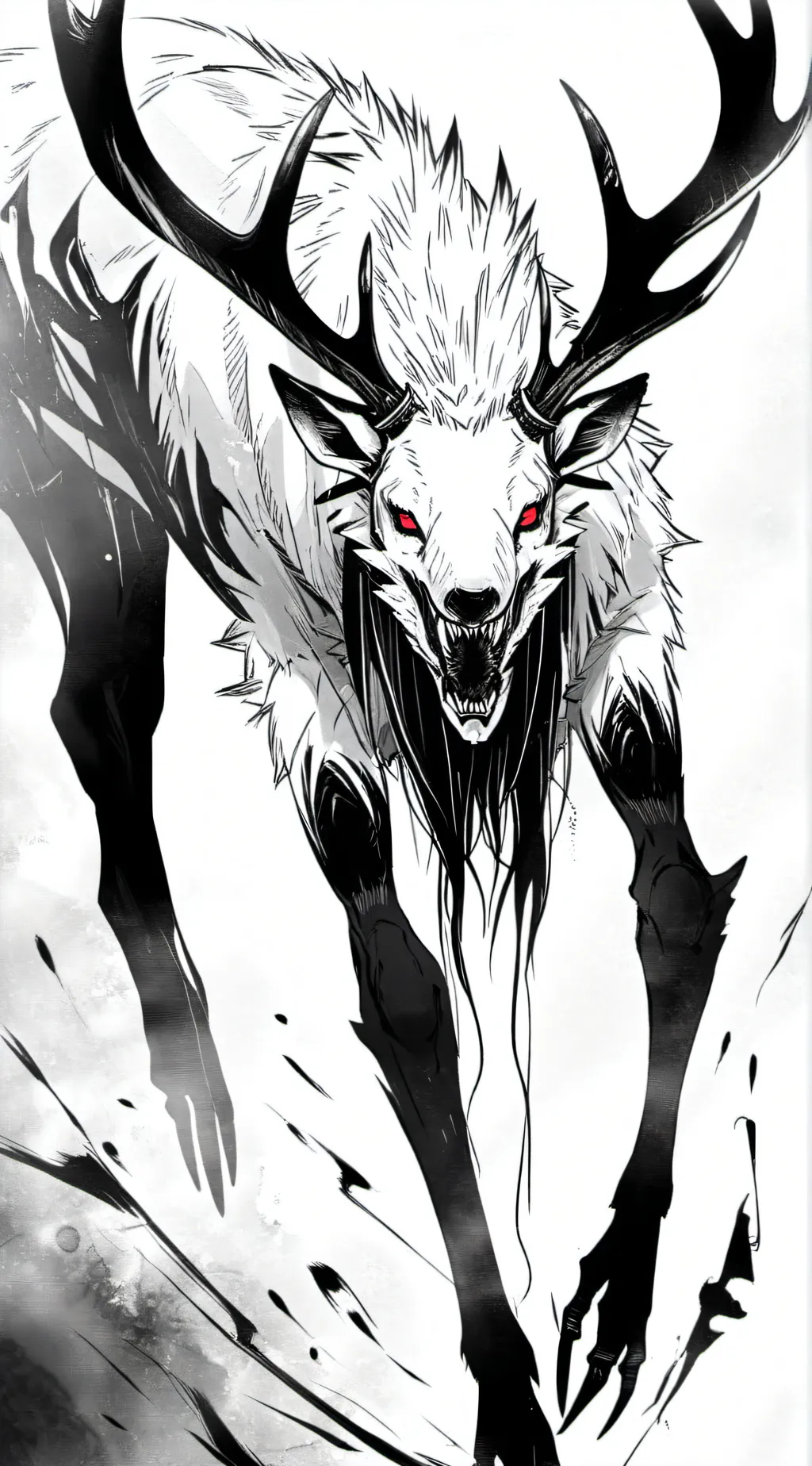 ai character: mha+Wendigo background