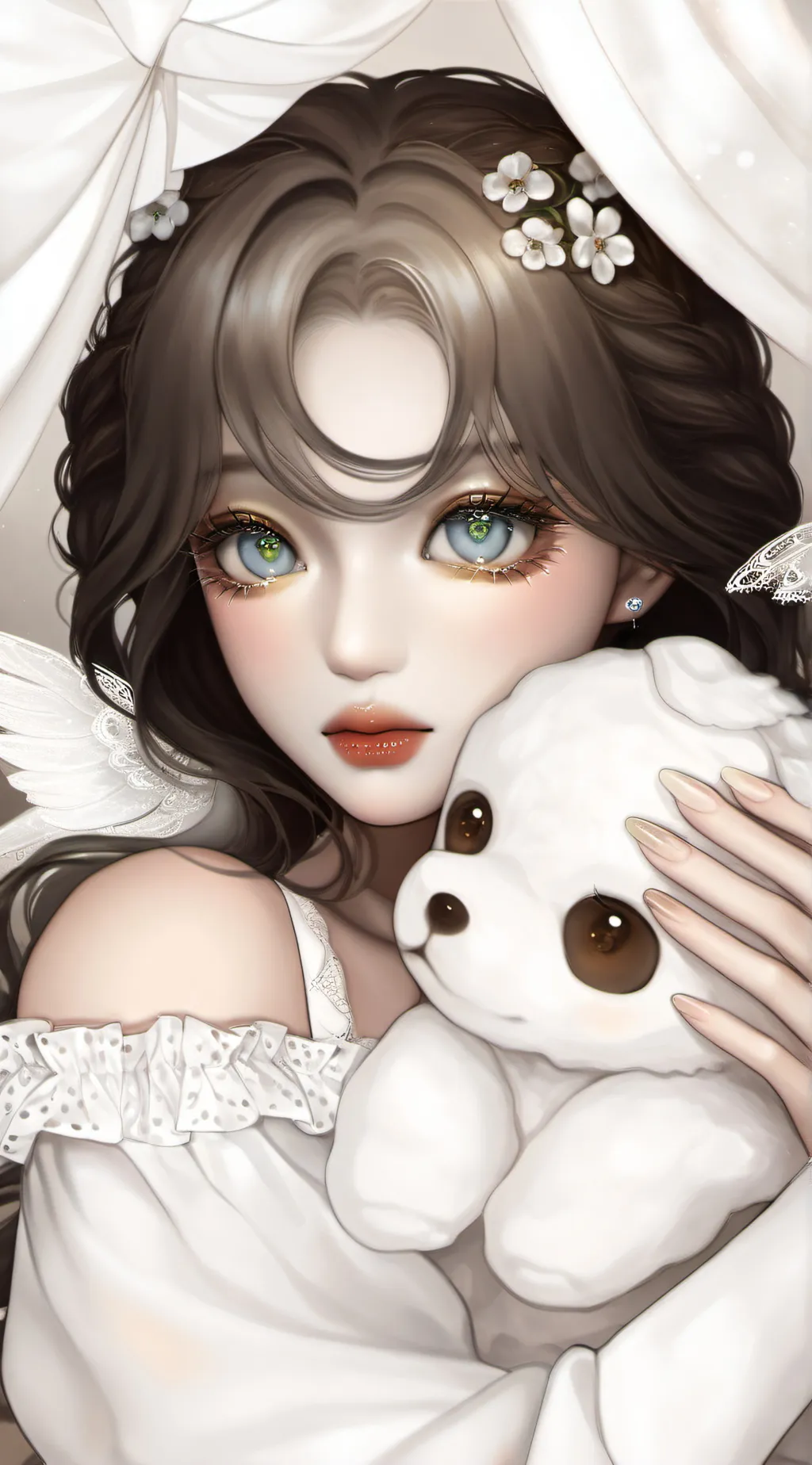 ai character: Luna background