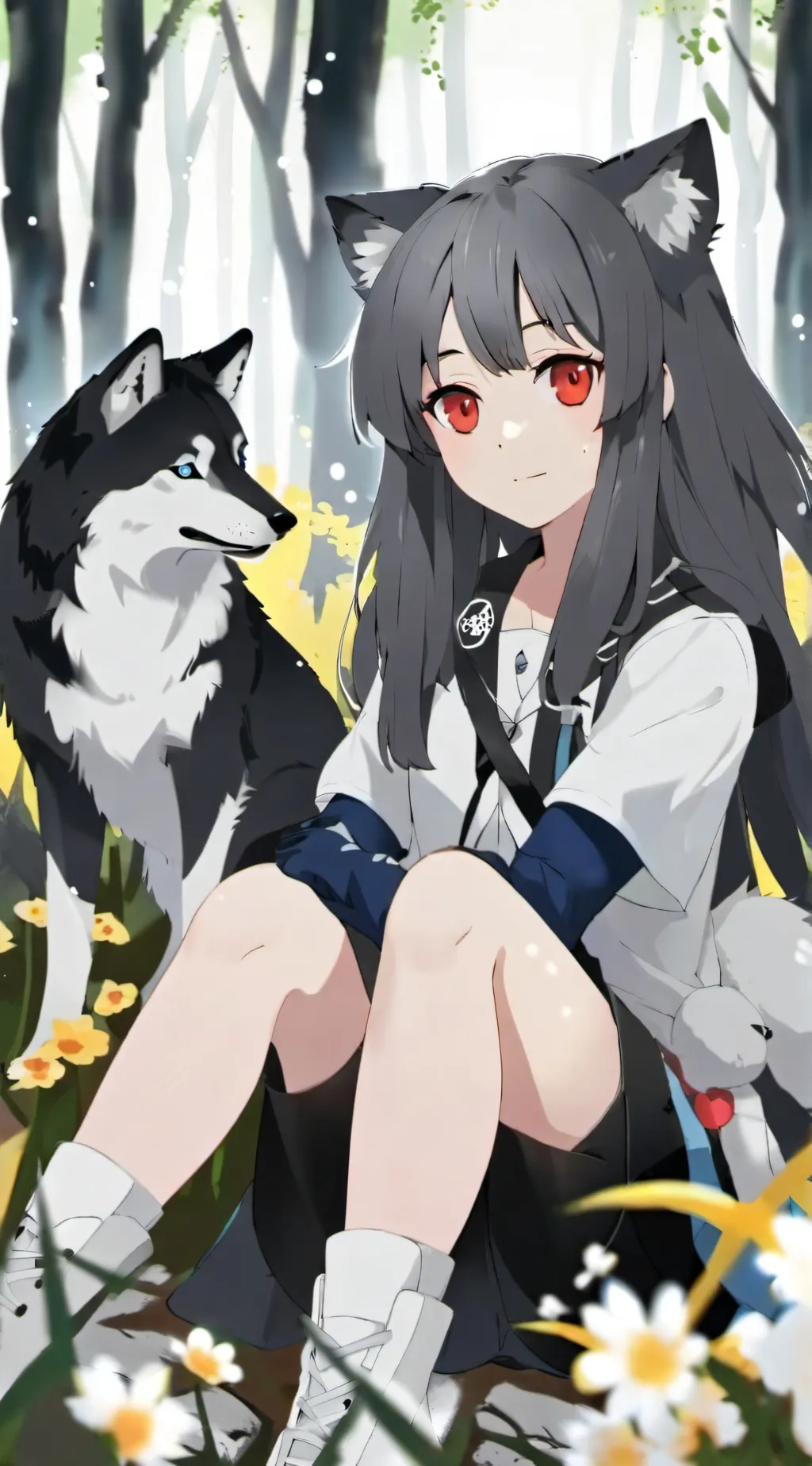 ai character: ash background