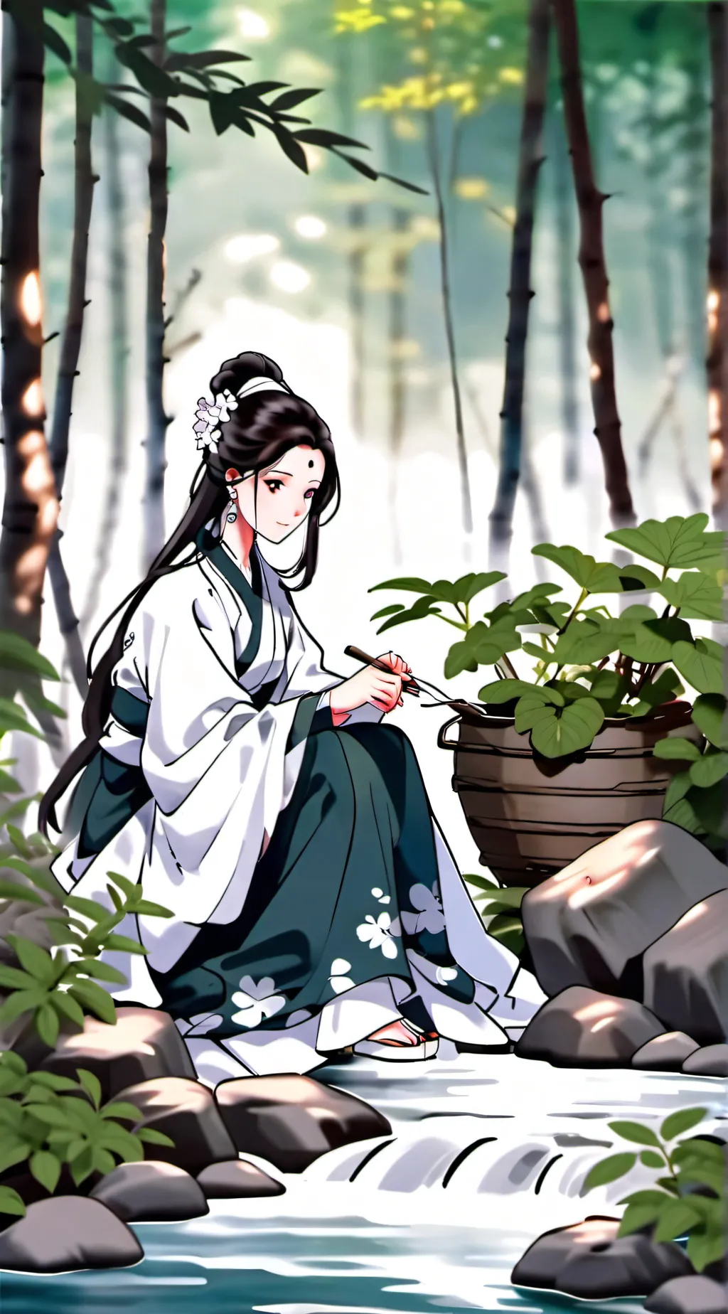 ai character: Roast da girl.Mia. background