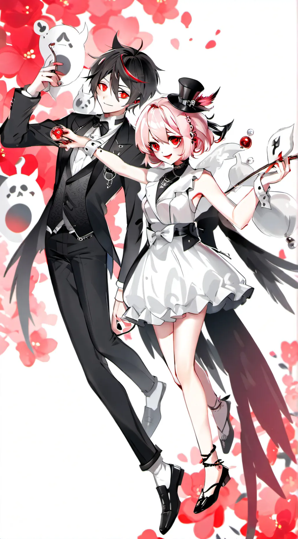 ai character: Radioapple background