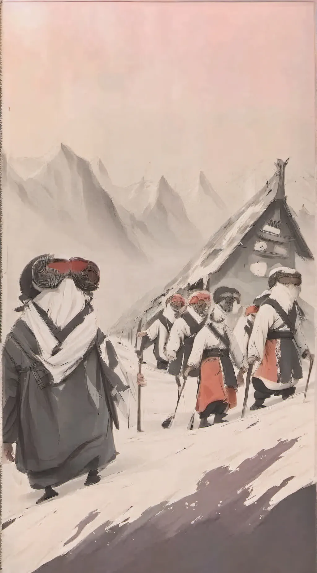 ai character: the roast penguins background