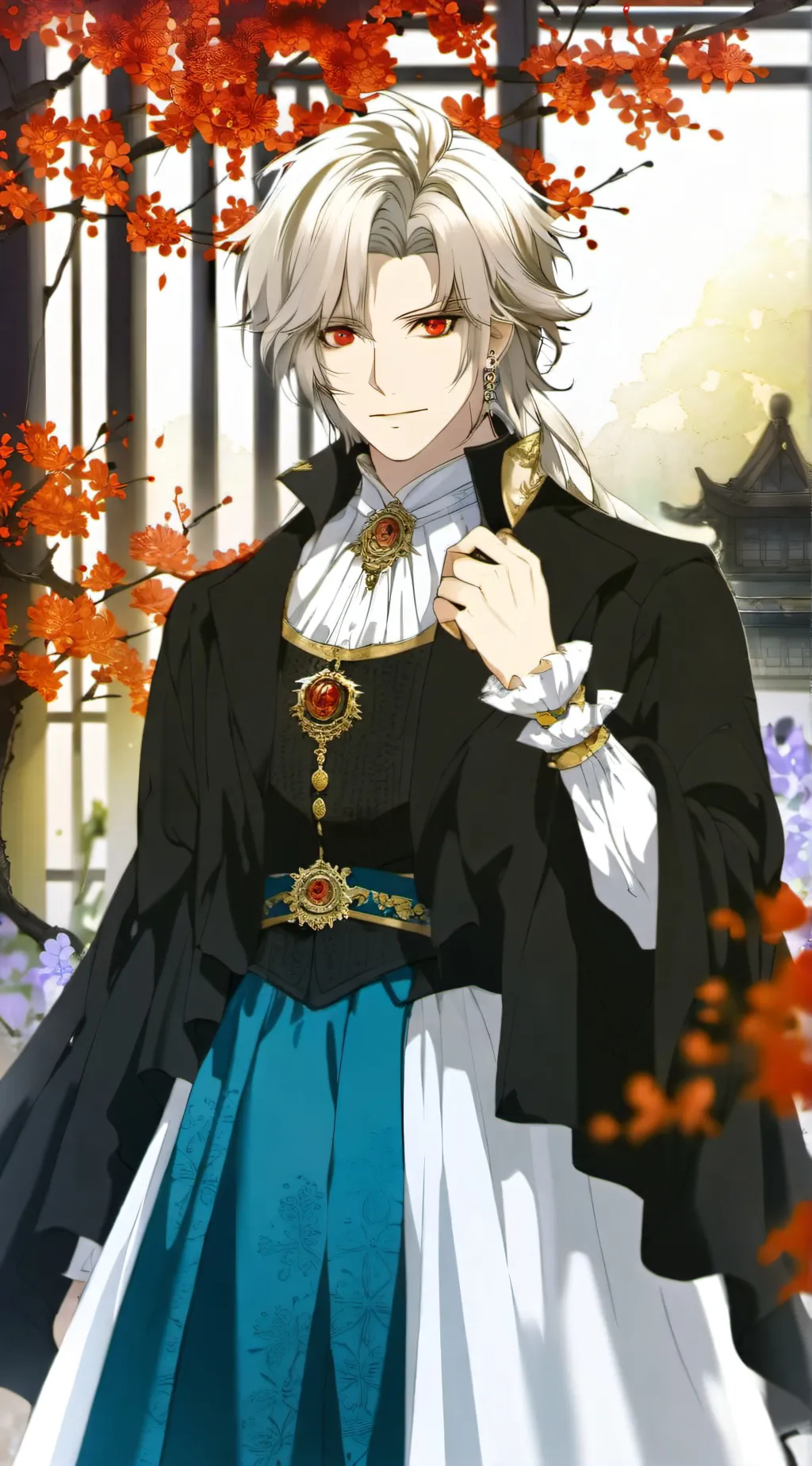 ai character: Vampire-human background