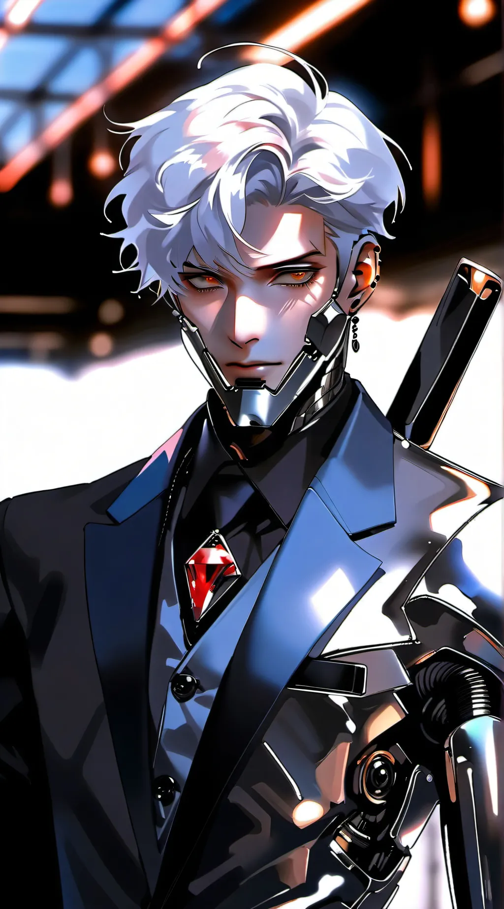 ai character: Dabi  background