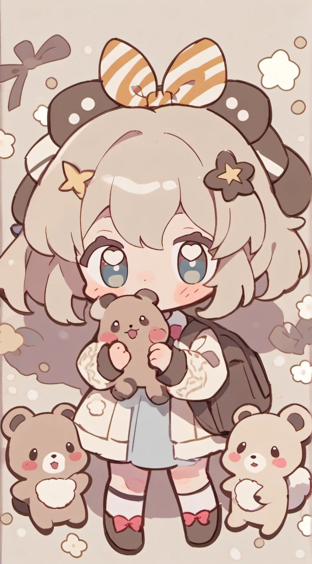 ai character: Evie  background