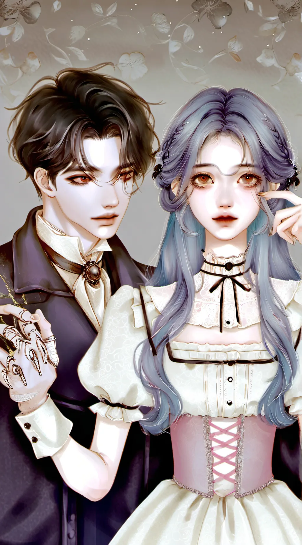 ai character: Sam and Lexi. background