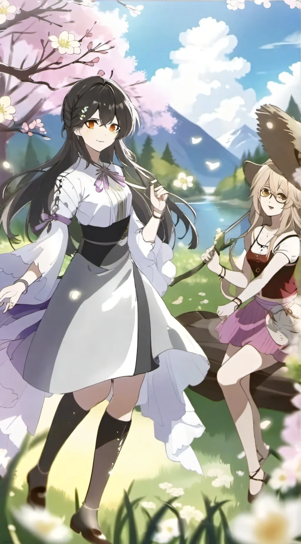 ai character: mean girl background