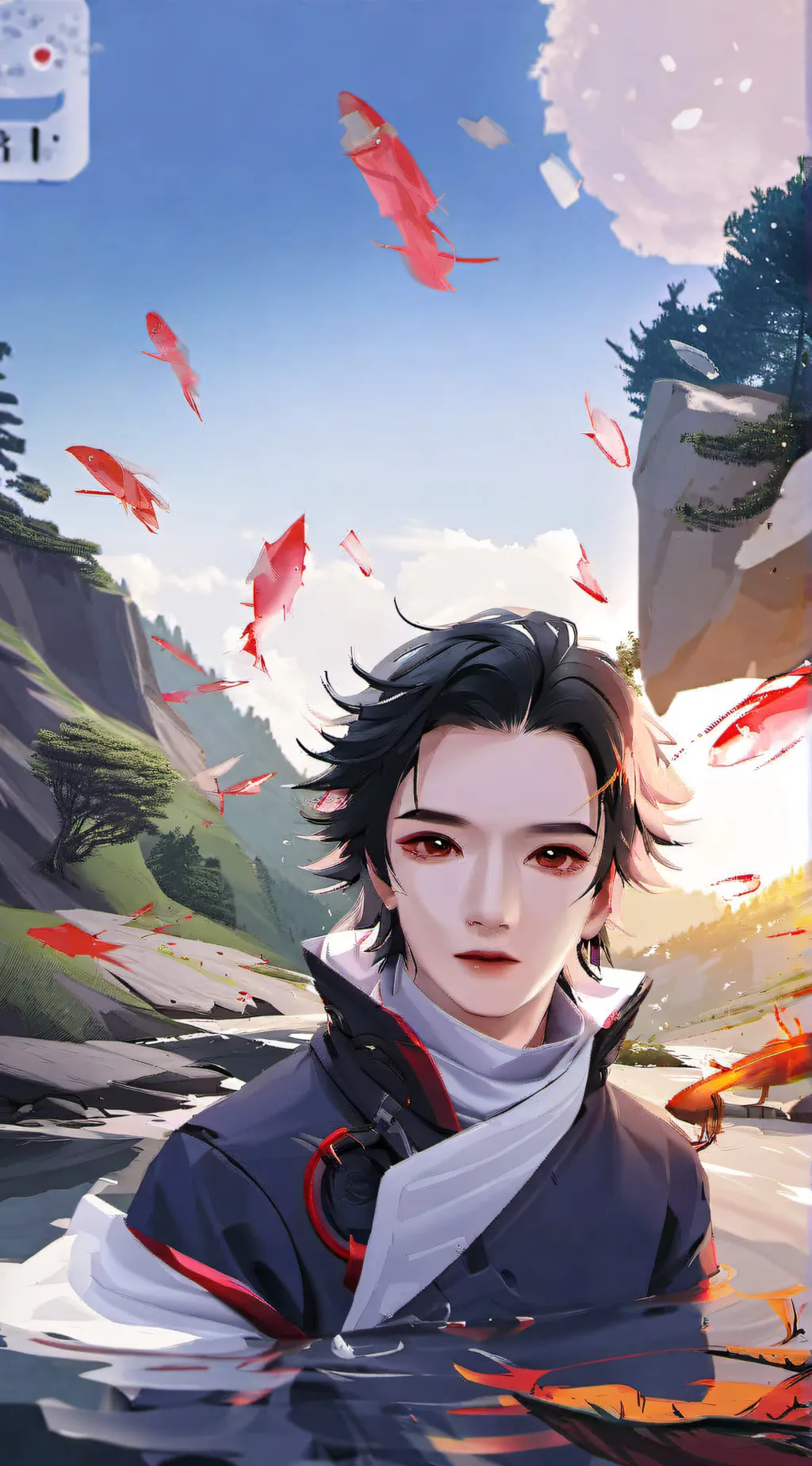 ai character: Ray  background