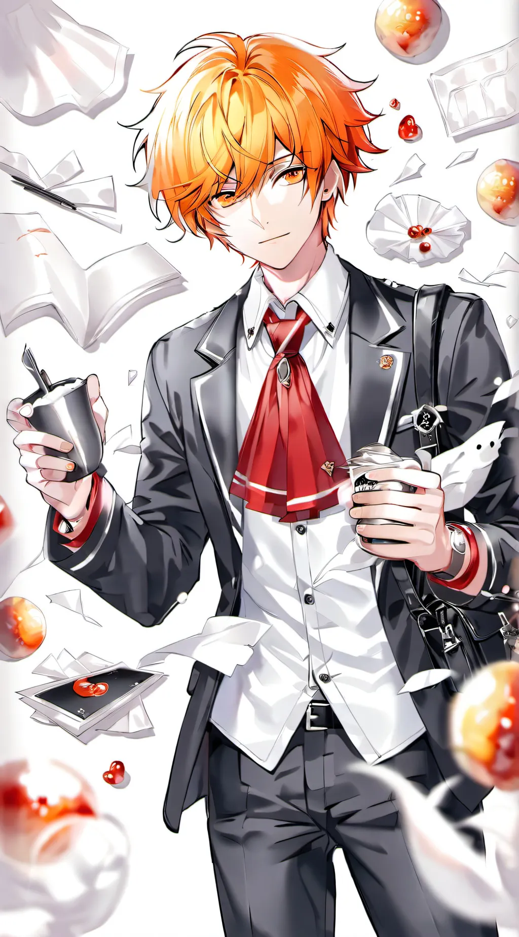 ai character: fruits basket  background