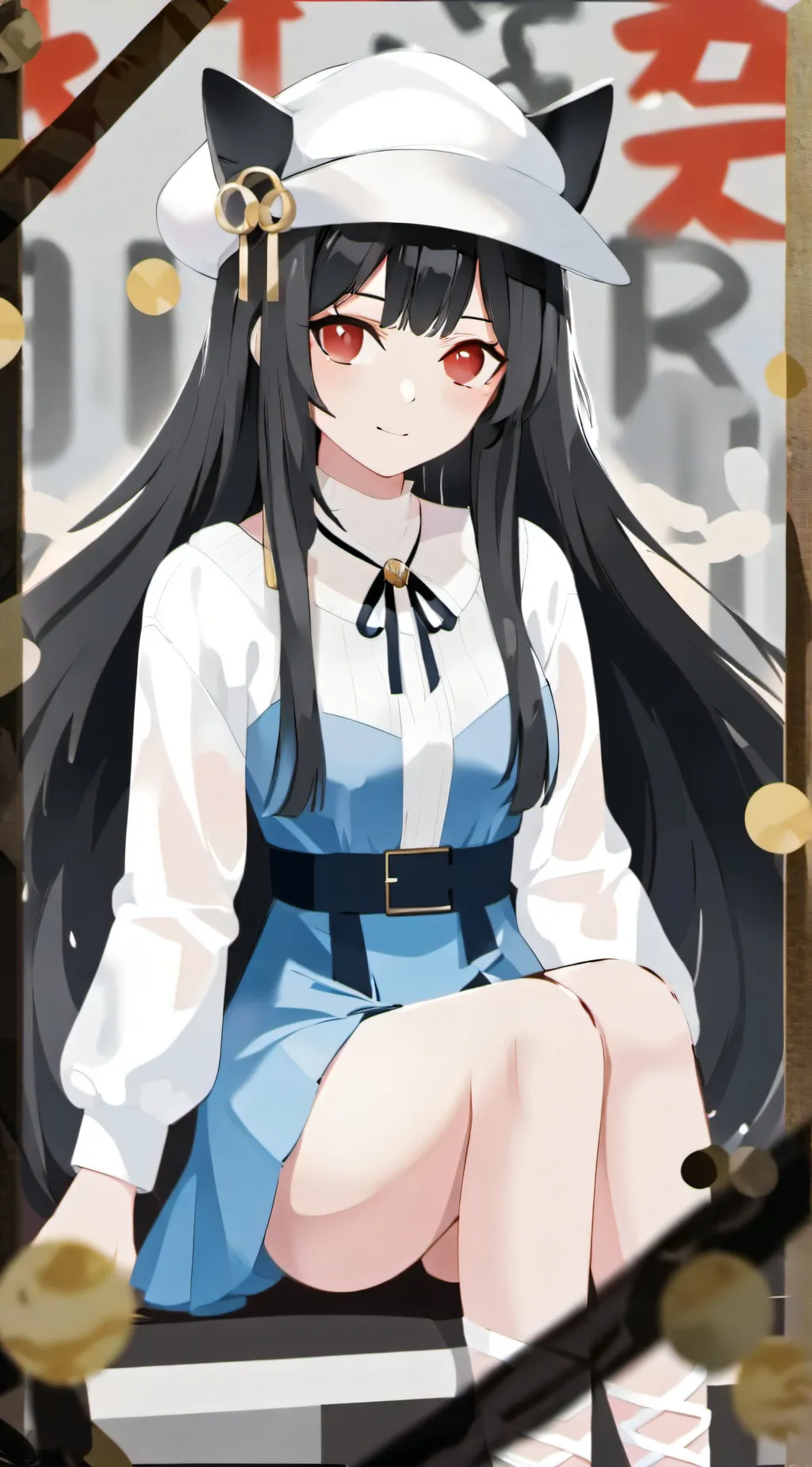 ai character: big gyatt background