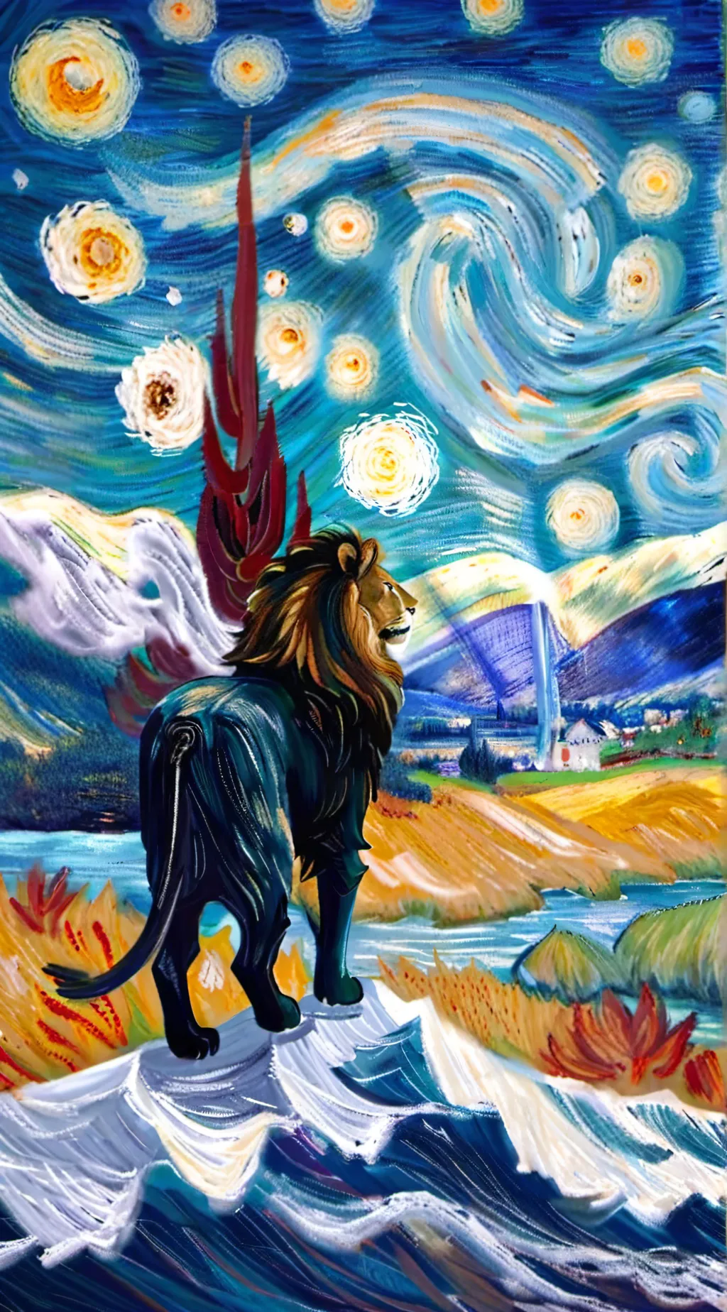 ai character: fhone background