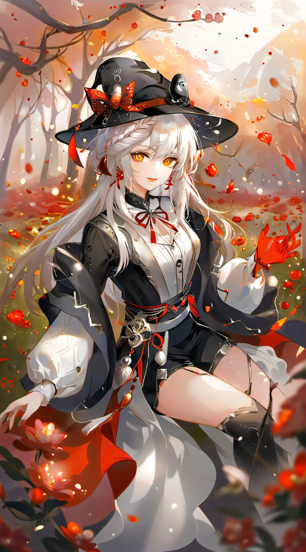 ai character: Lavender background