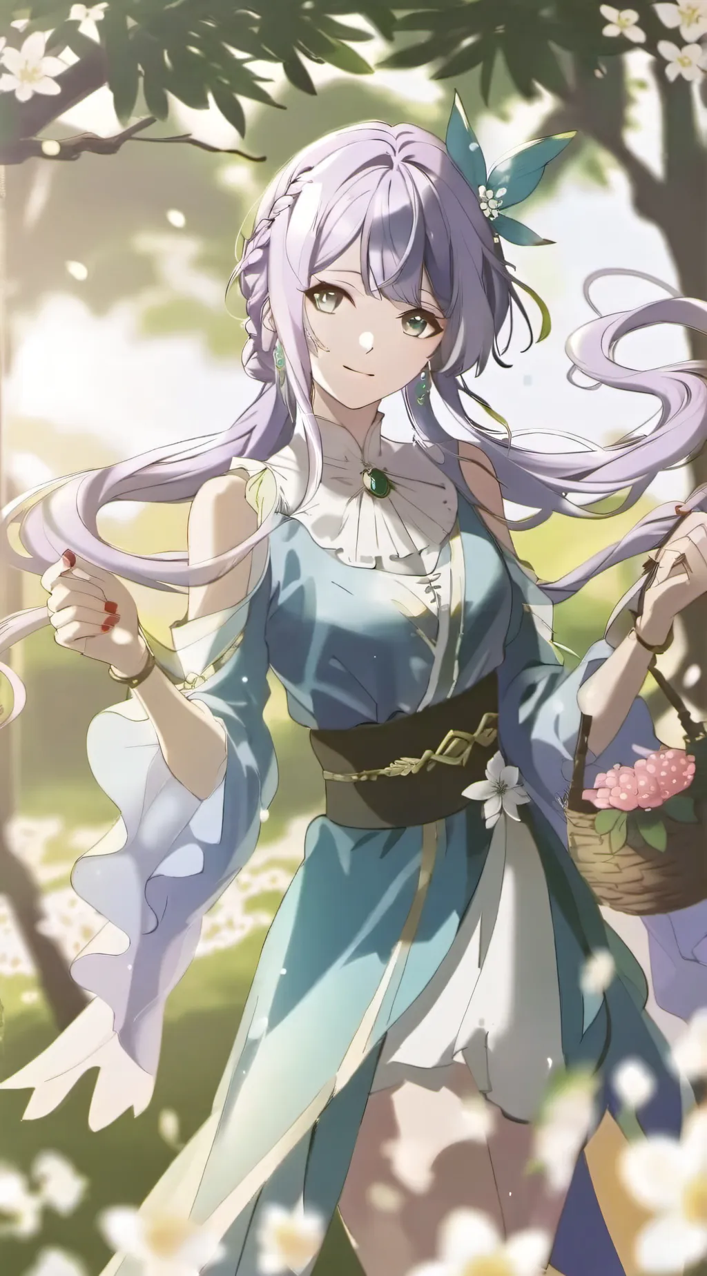 ai character: lily background