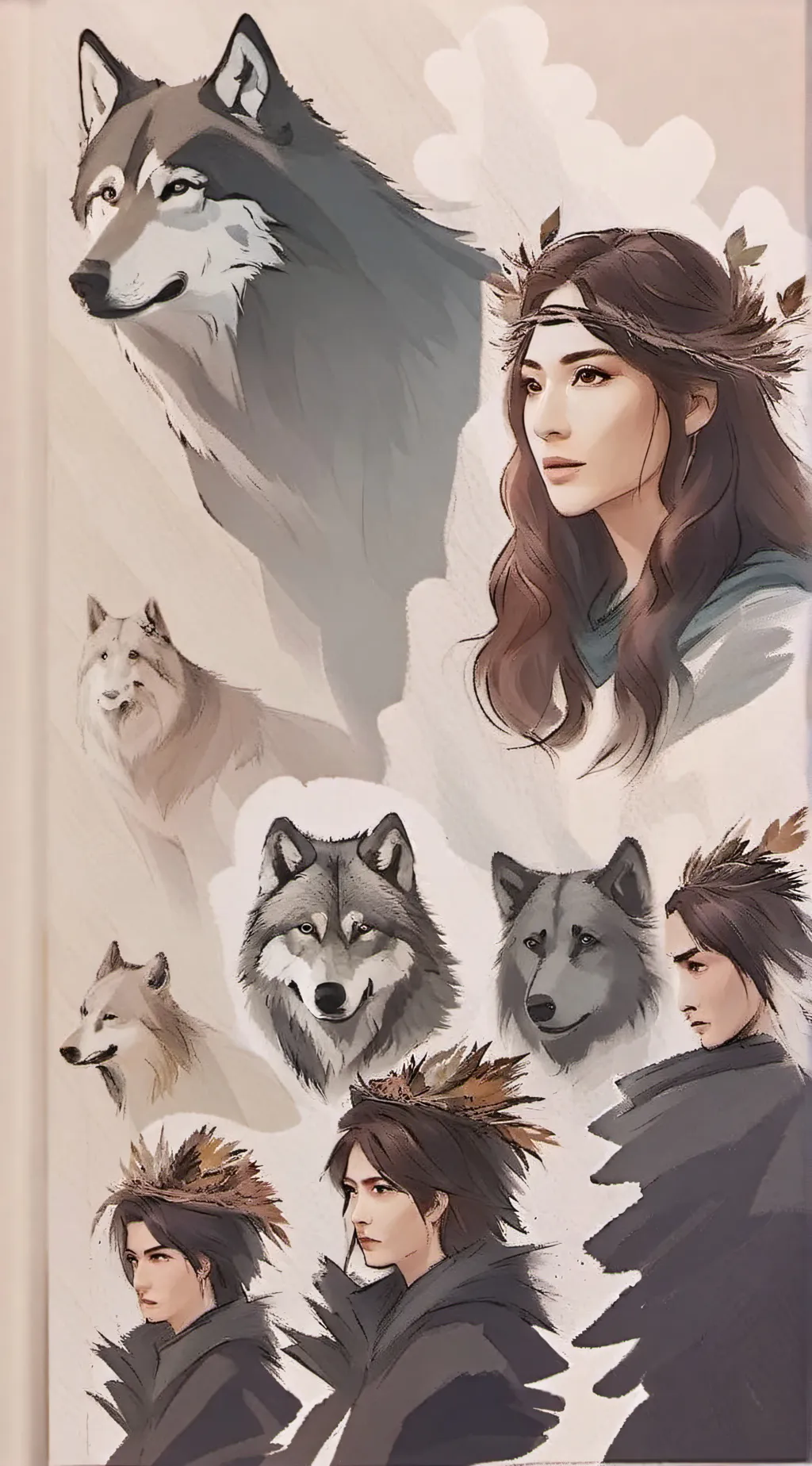 ai character: Wolf pack background