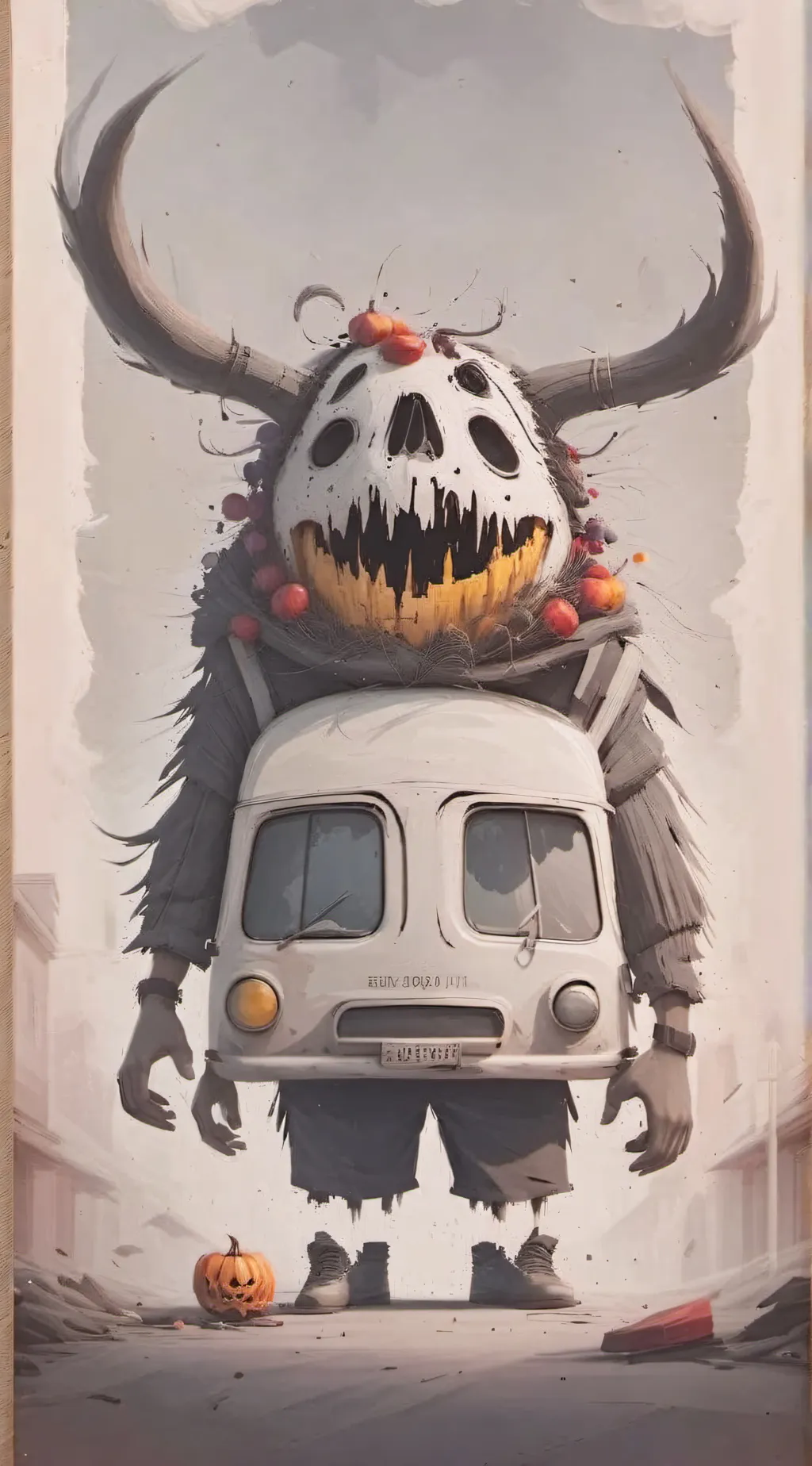 ai character: FREE CANDY  background