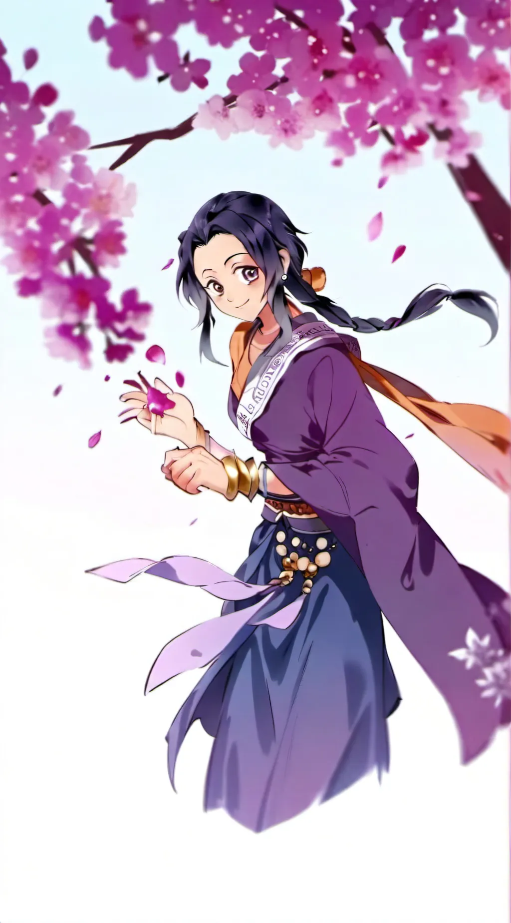 ai character: Kny demon slayer  background