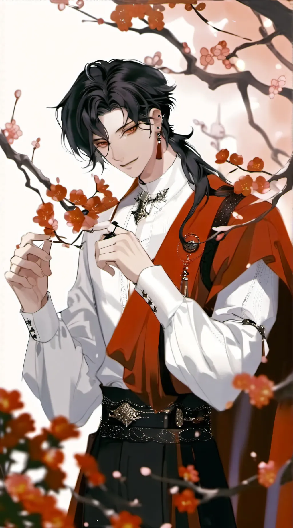 ai character: jjk and naruto background