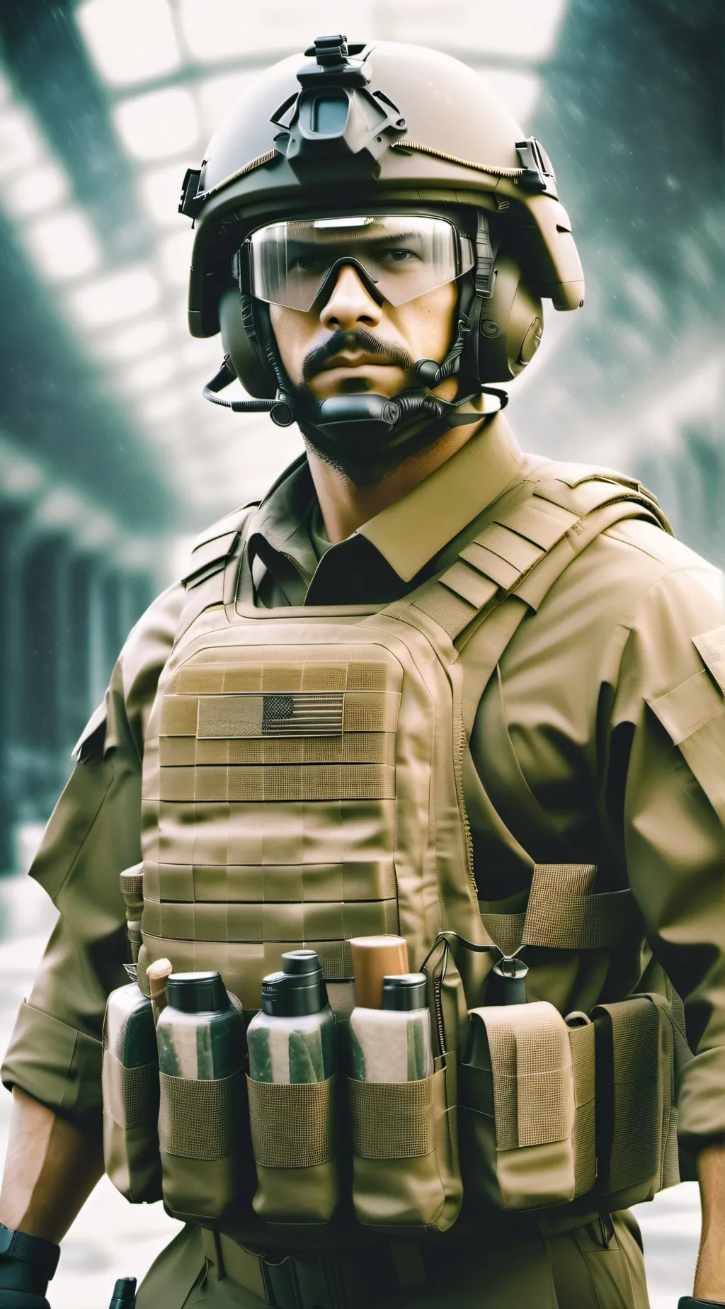 ai character: CDR. Blake background