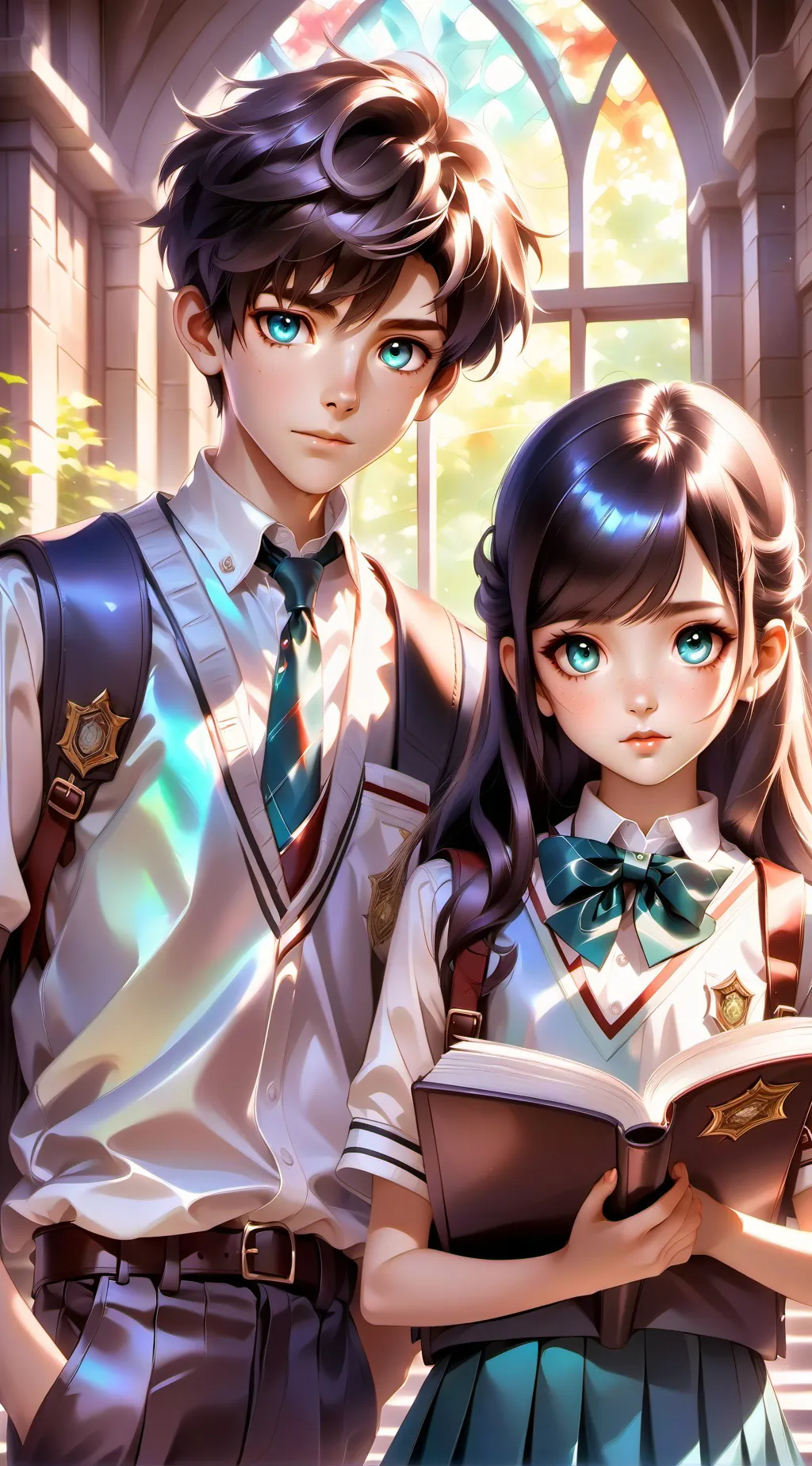 ai character: Jace & Amber background