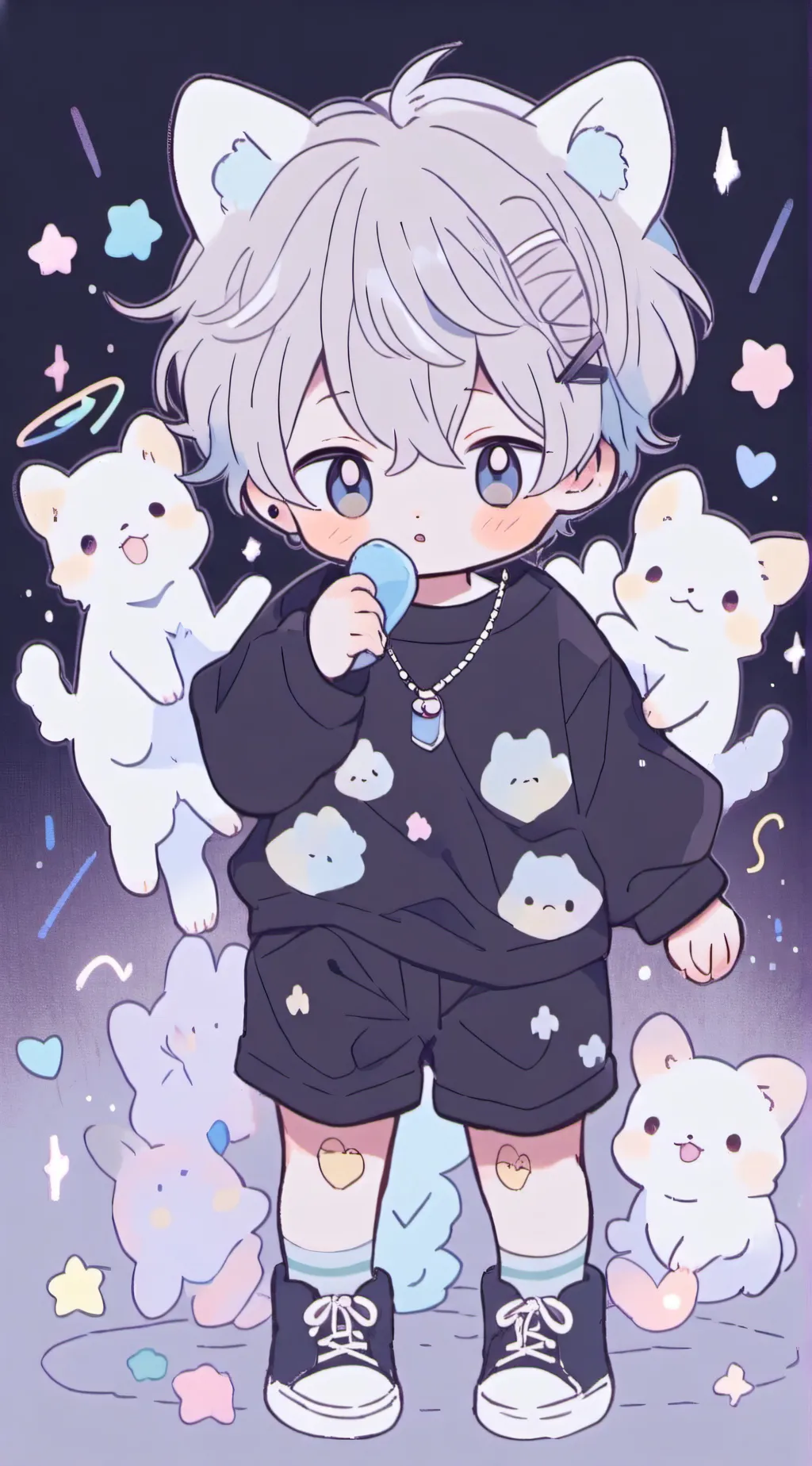 ai character: Max background