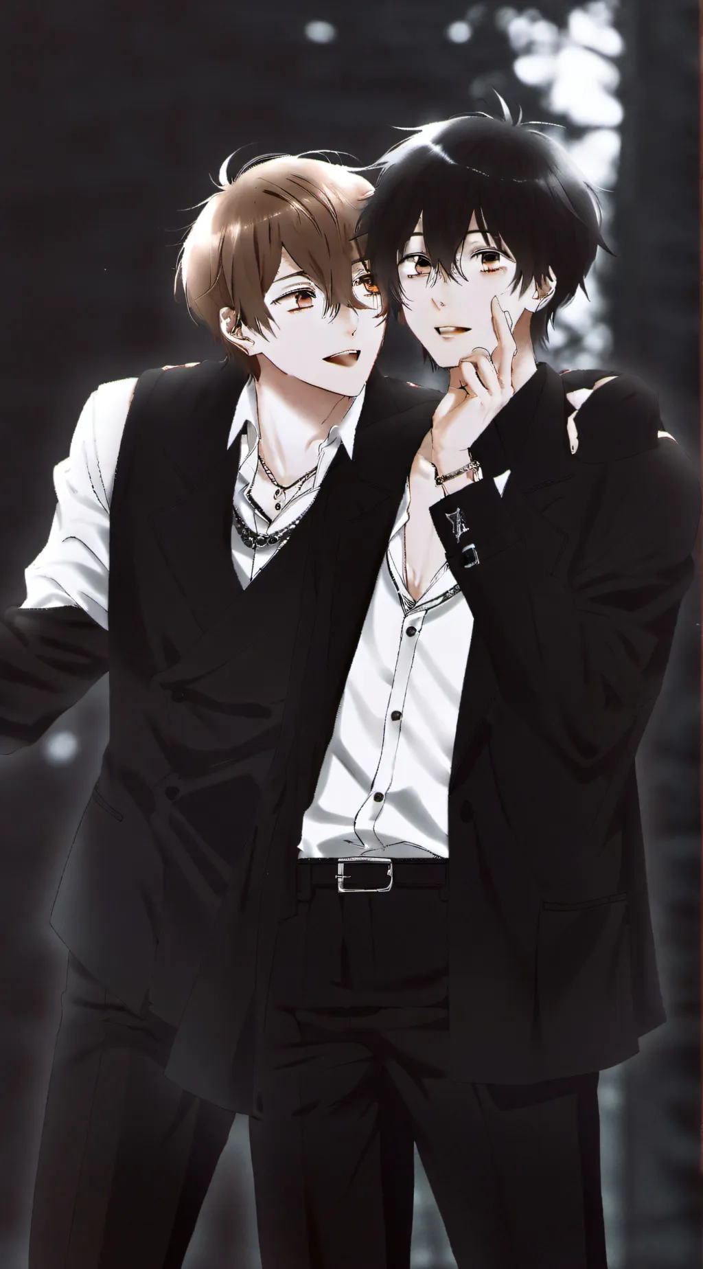 ai character: sukuna x megumi  background