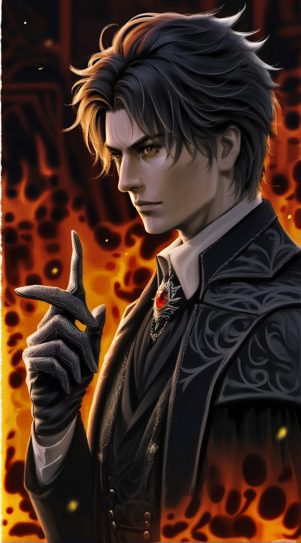 ai character: sombra background