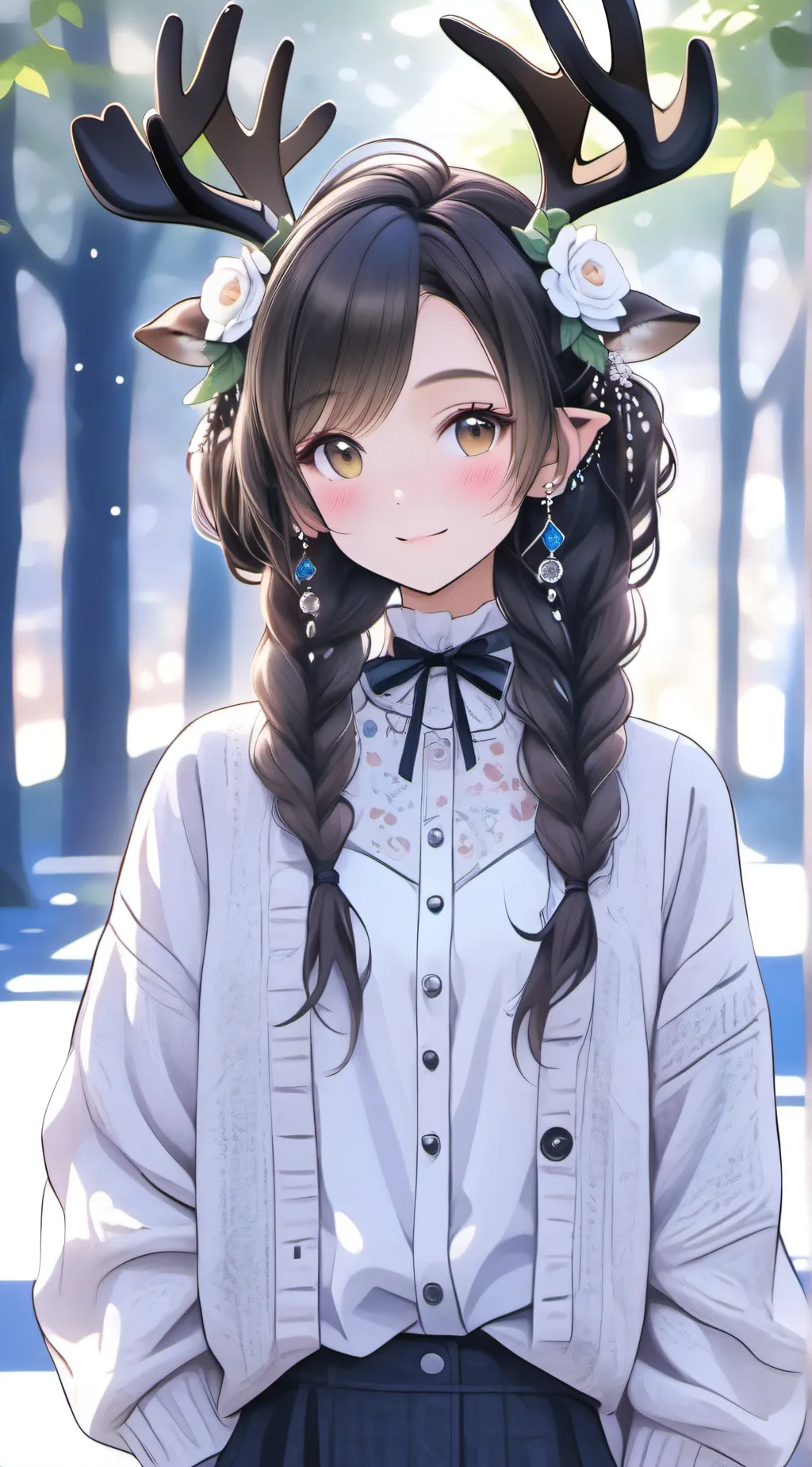 ai character: Macy Grondford  background