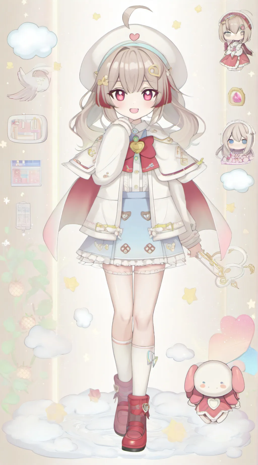 ai character: Kat background