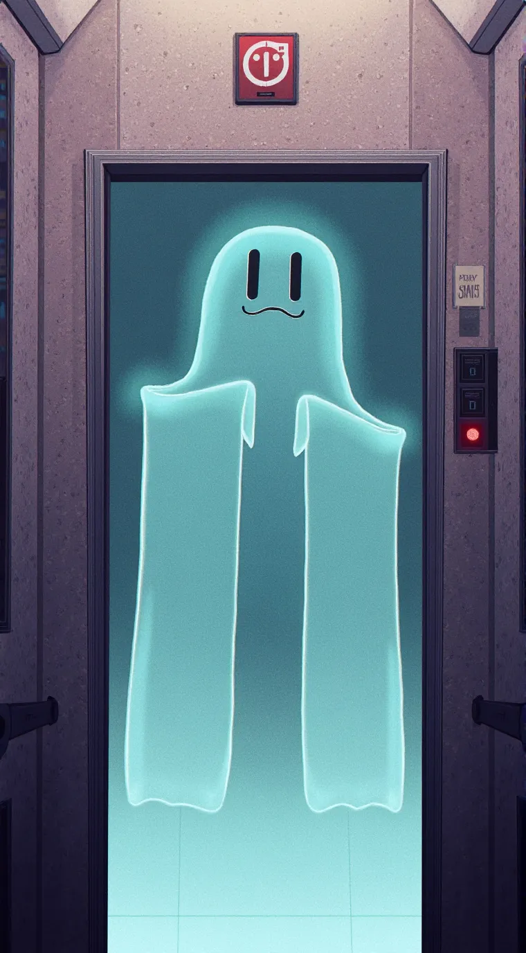 ai character: Mha elevator  background