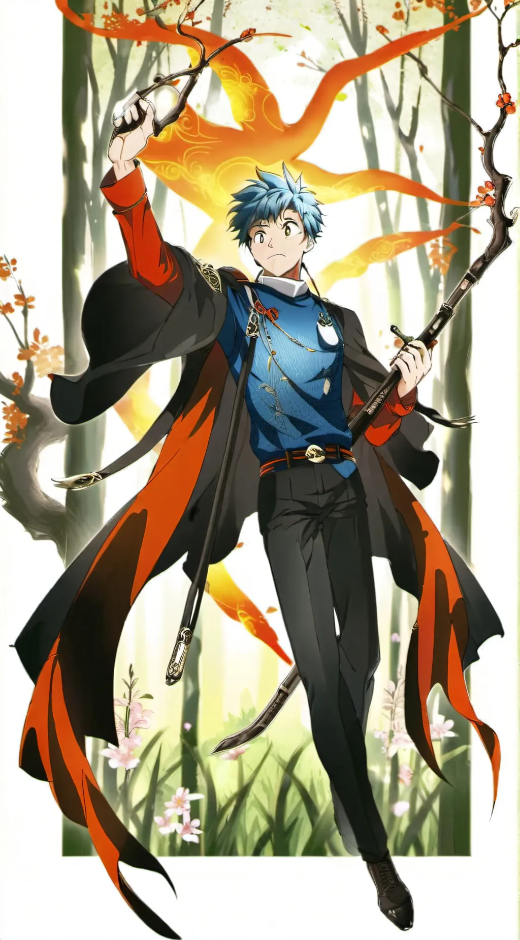 ai character: bakugo/deku/todoro background