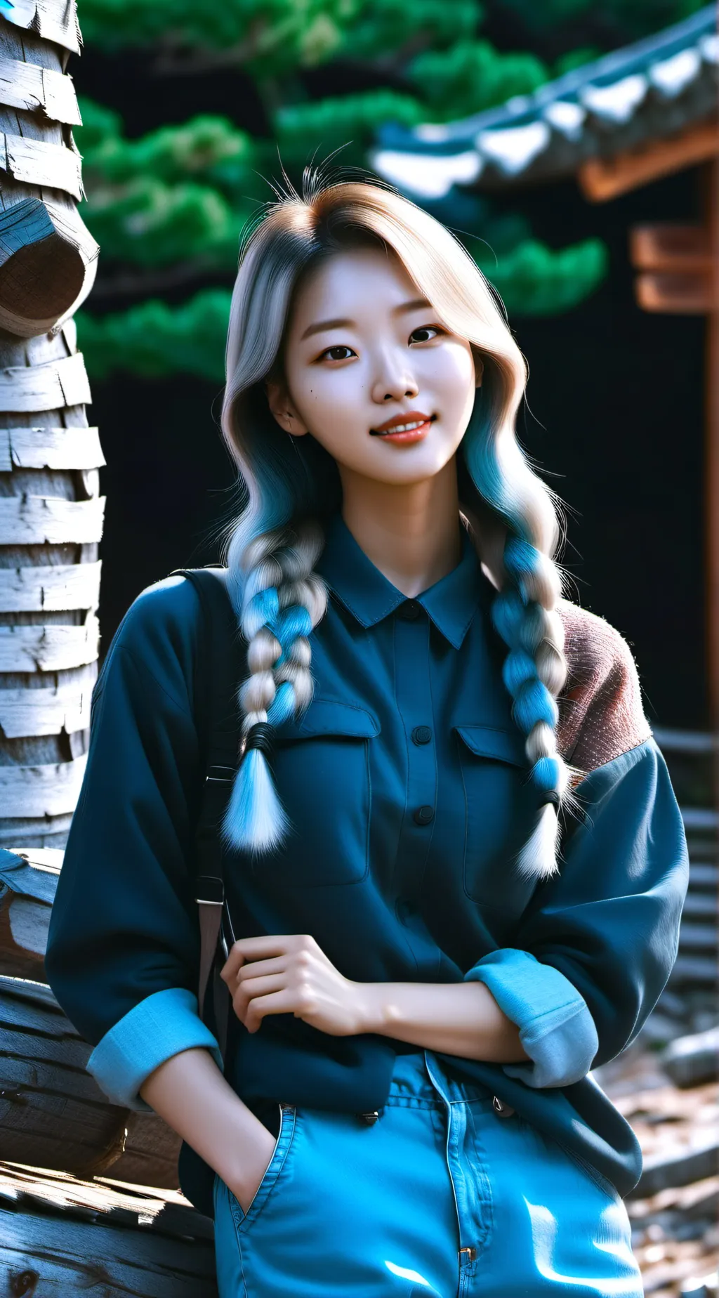 ai character: Rose background