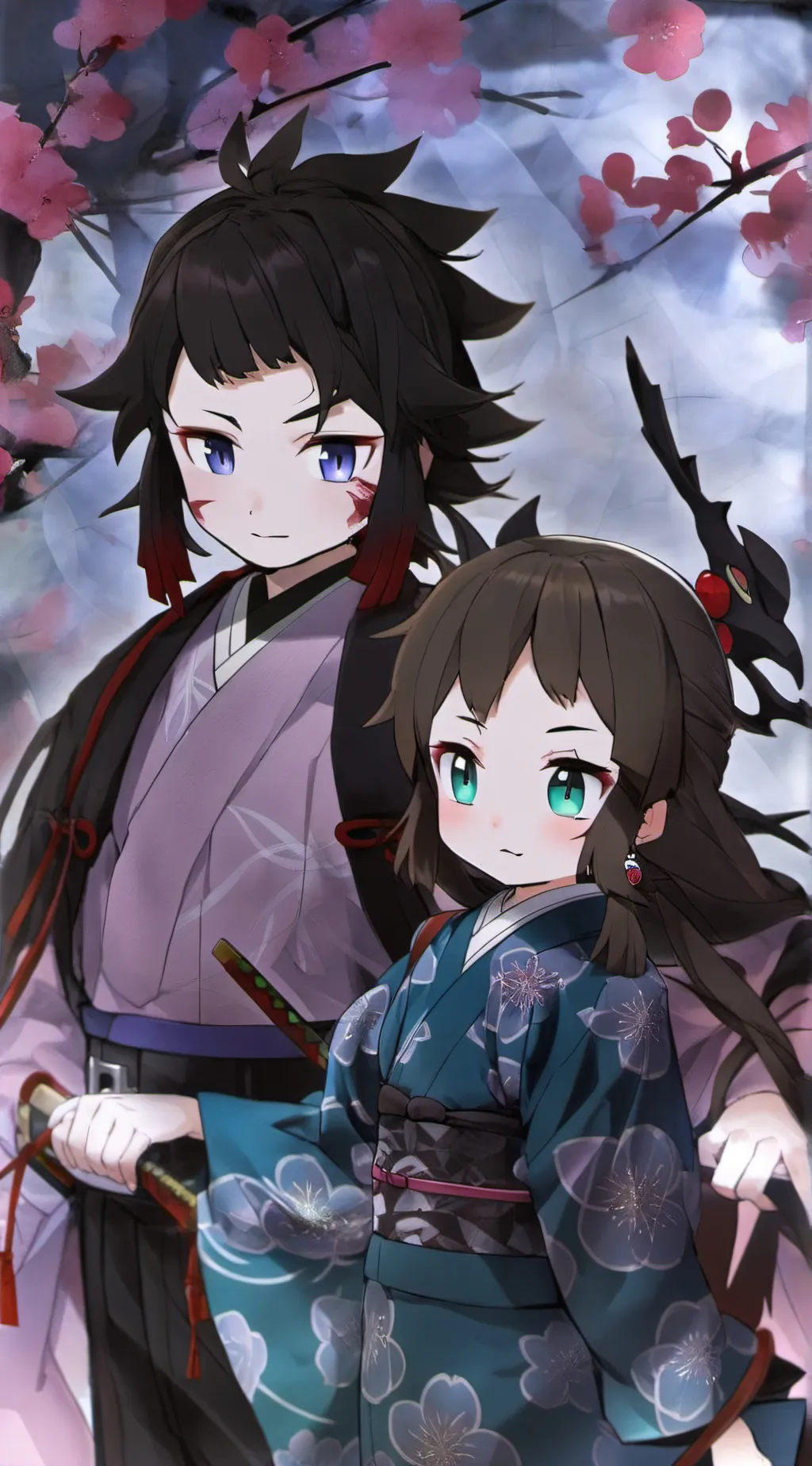 ai character: Upper moons  background