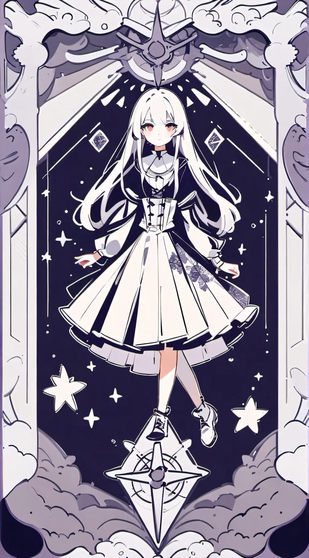 ai character: Luna background