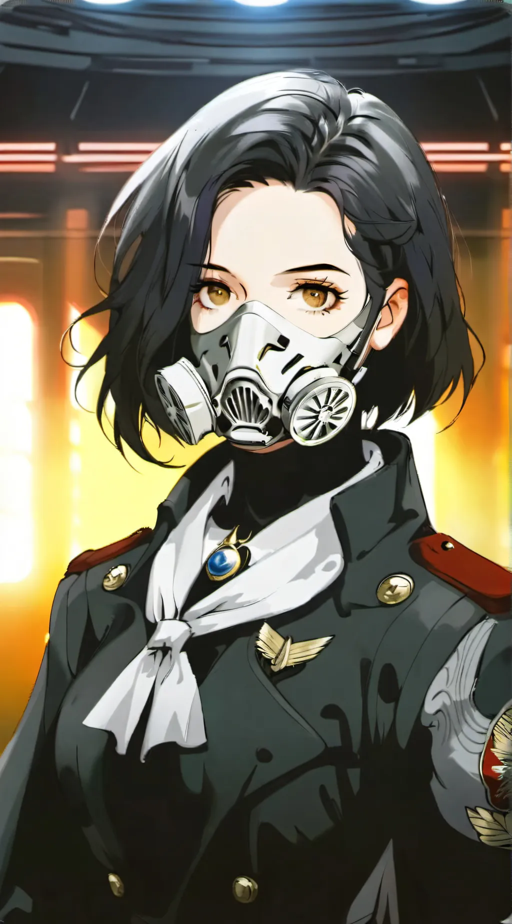 ai character: General arisa  background