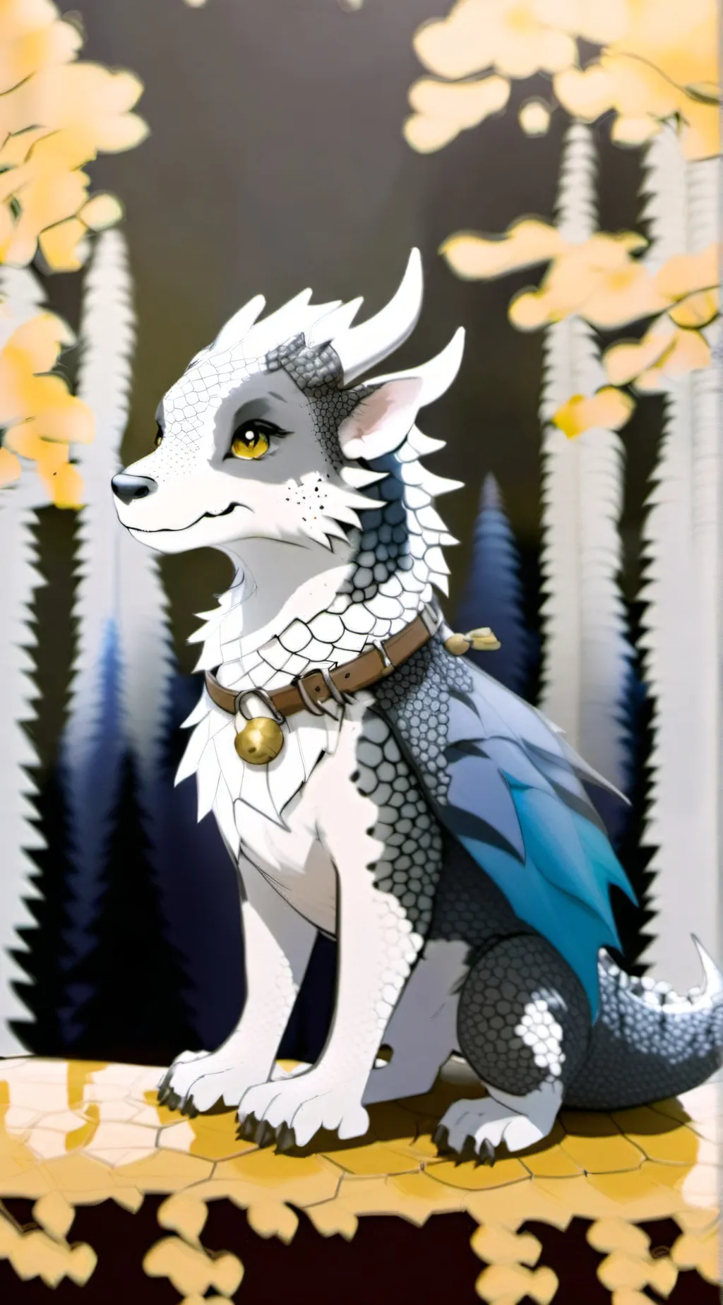 ai character: Quartz background