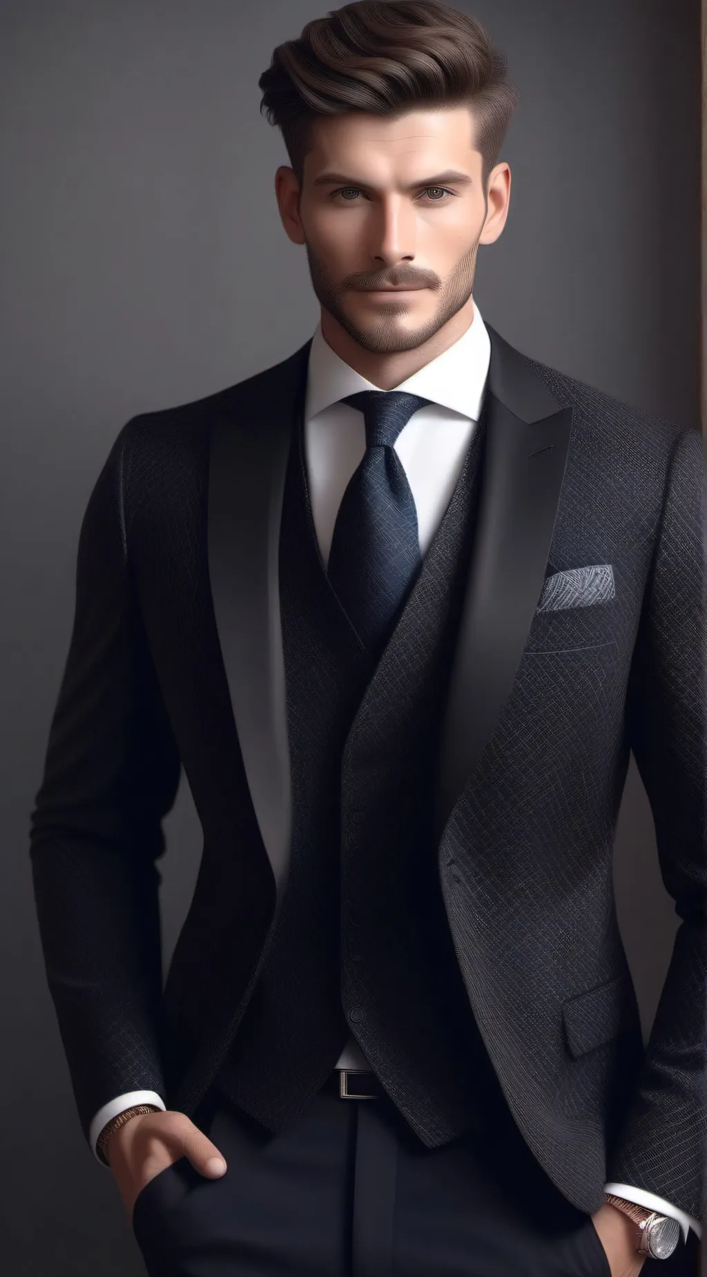 ai character: Martijn  background