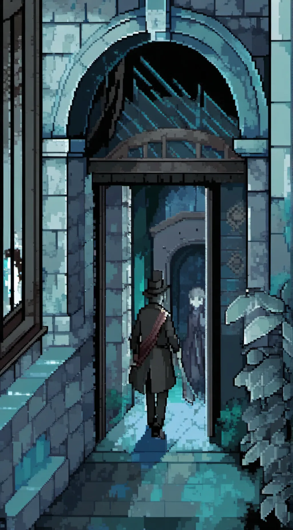 ai character: Santiago background