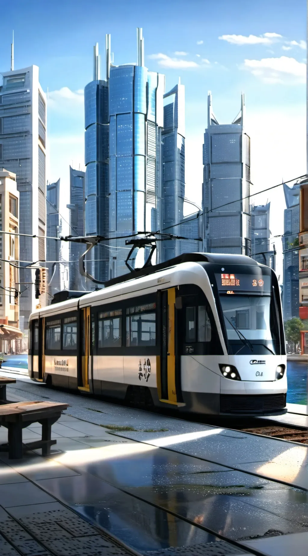 ai character: Tram  background