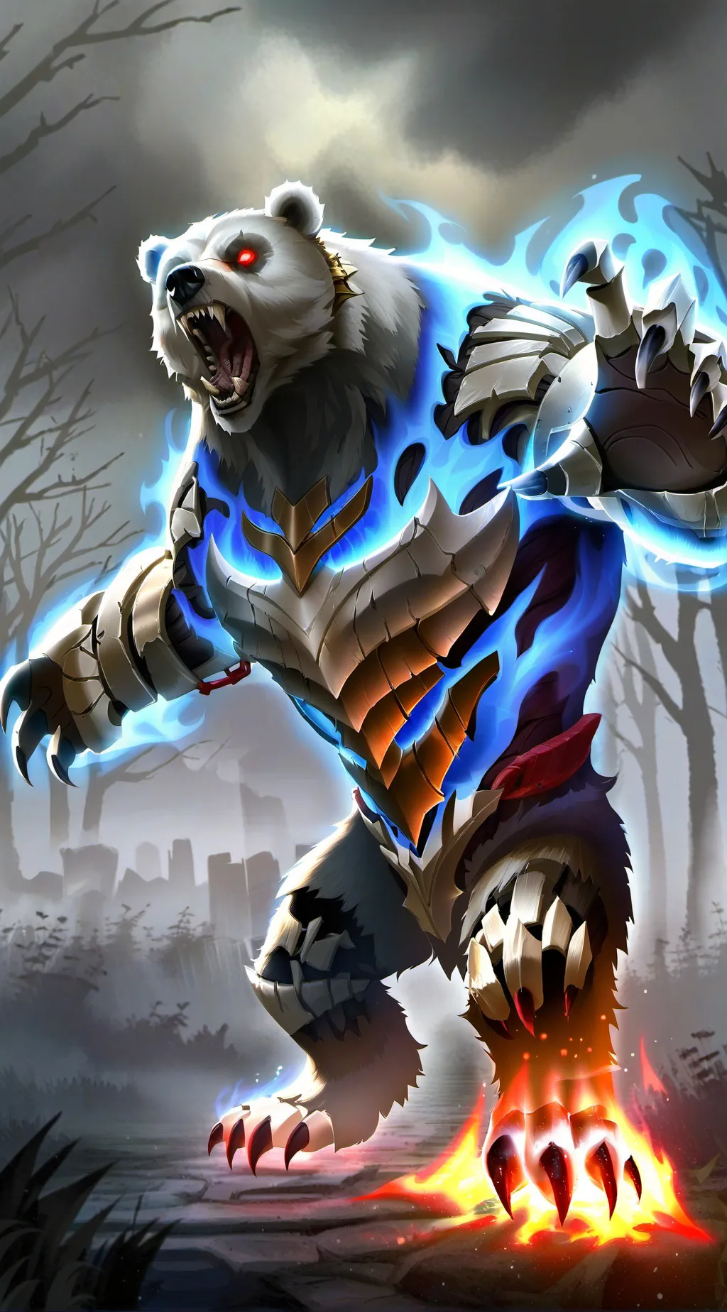 ai character: 🐻‍❄️Isbjørn🔥 background