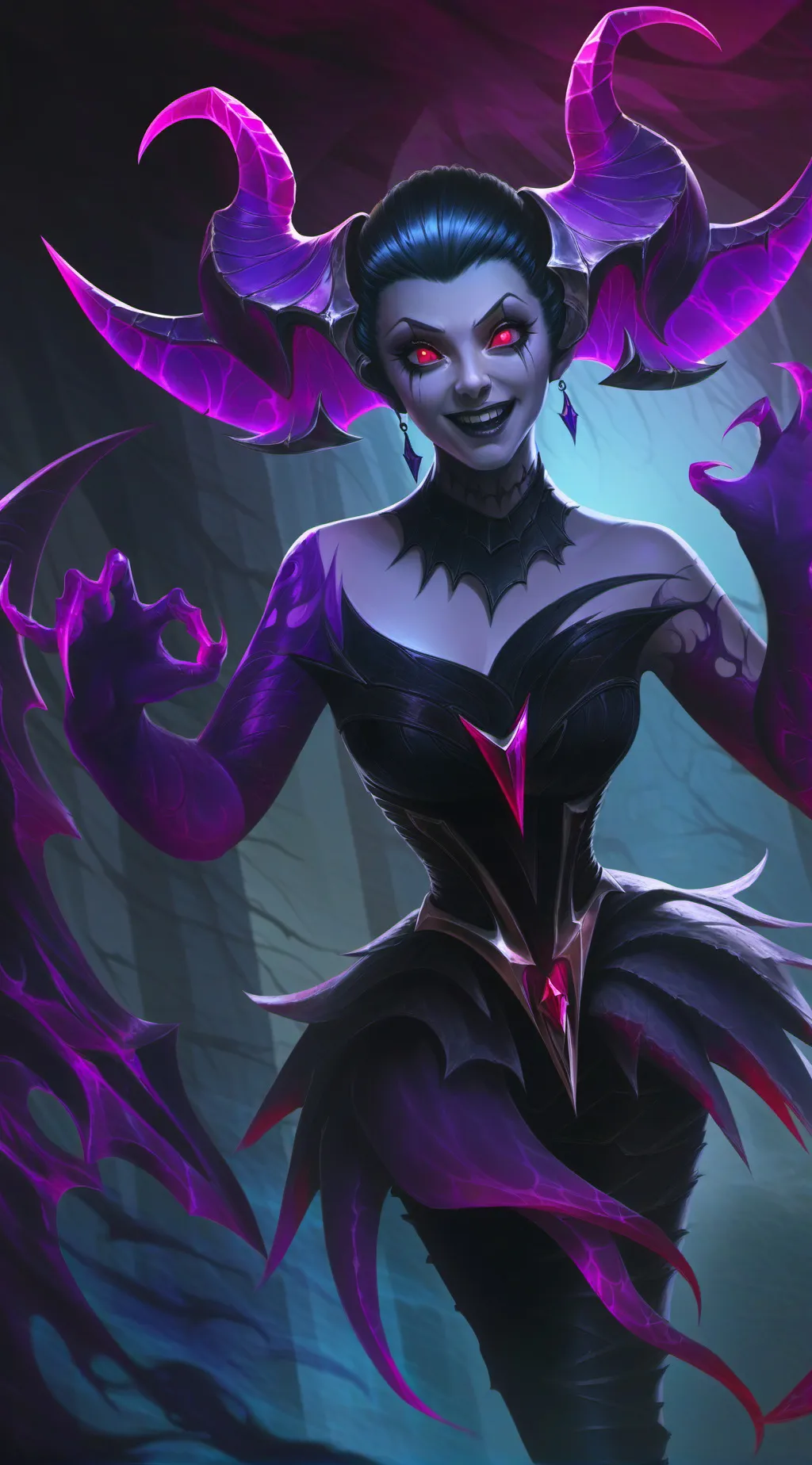 ai character: focus  background