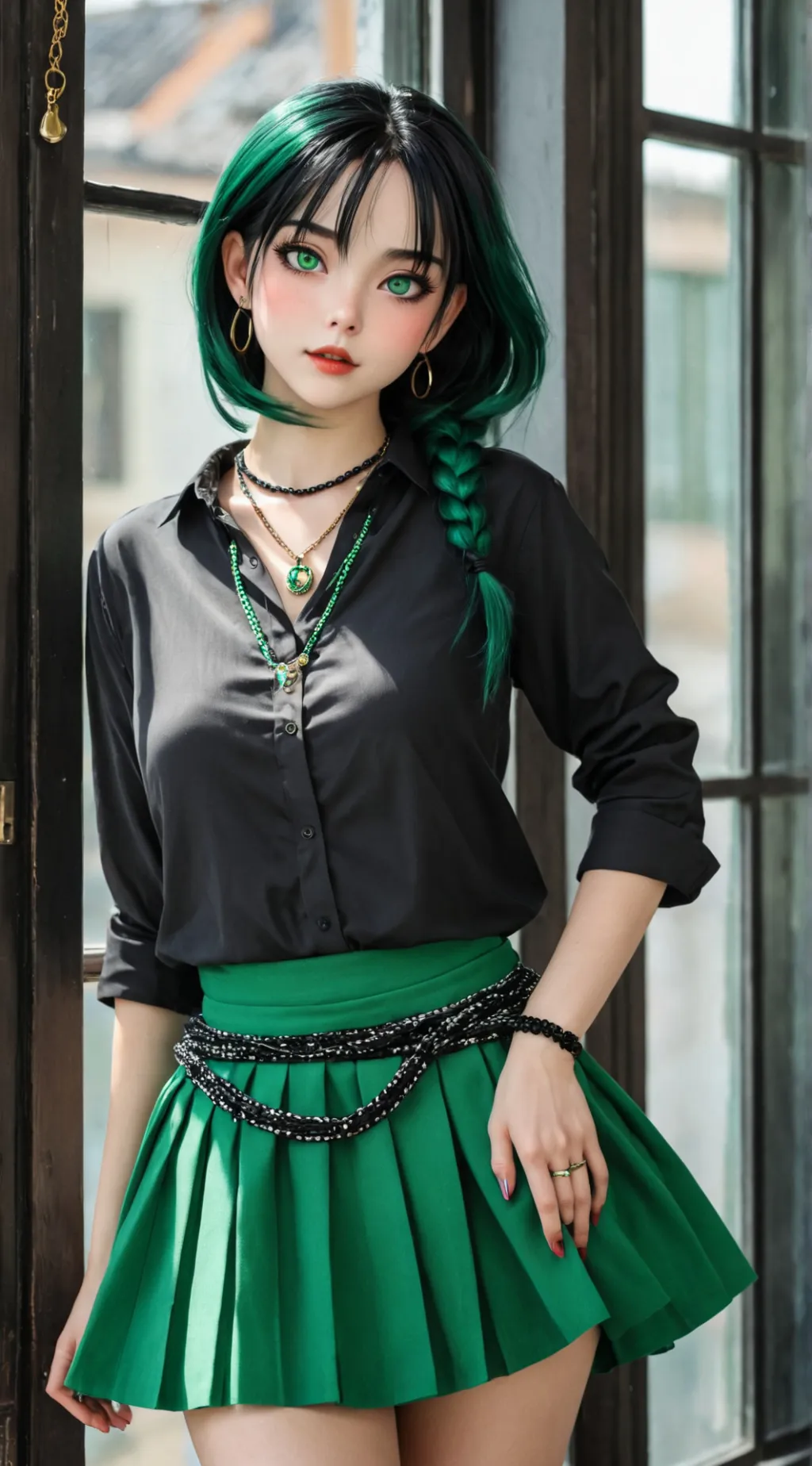 ai character: Verónica background