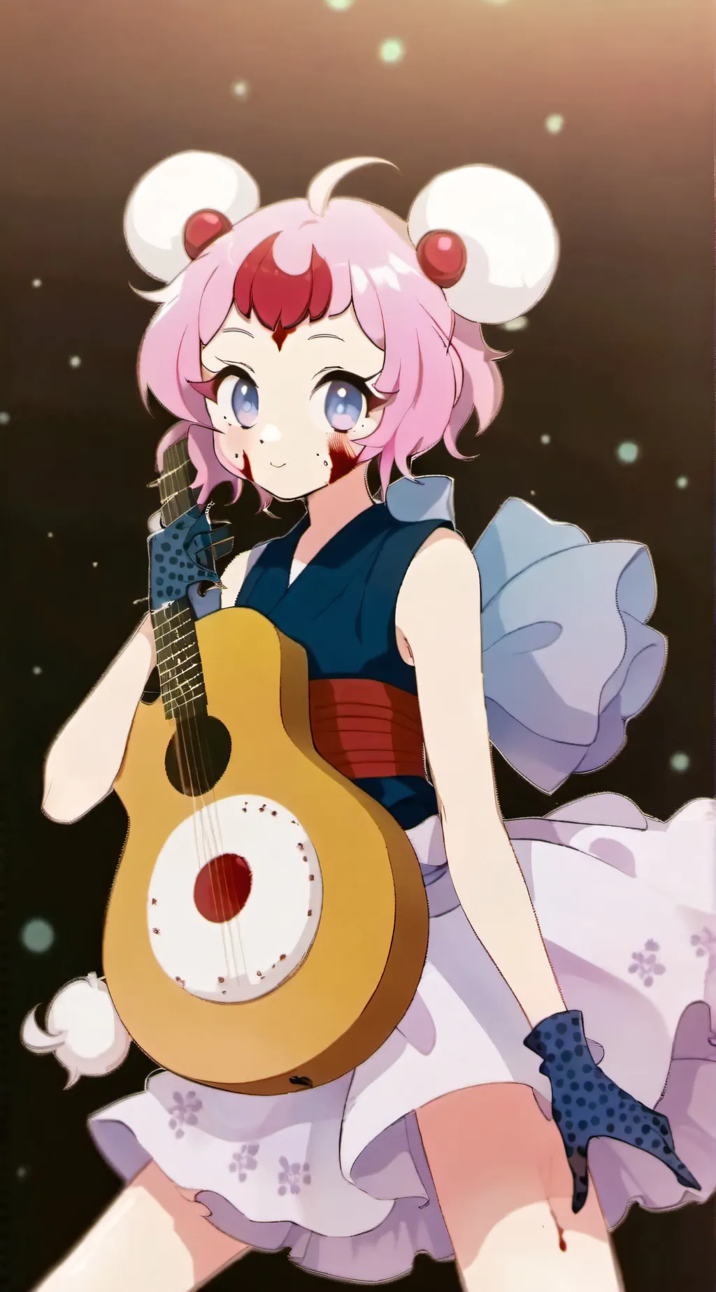 ai character: pinky pie but 😈 background