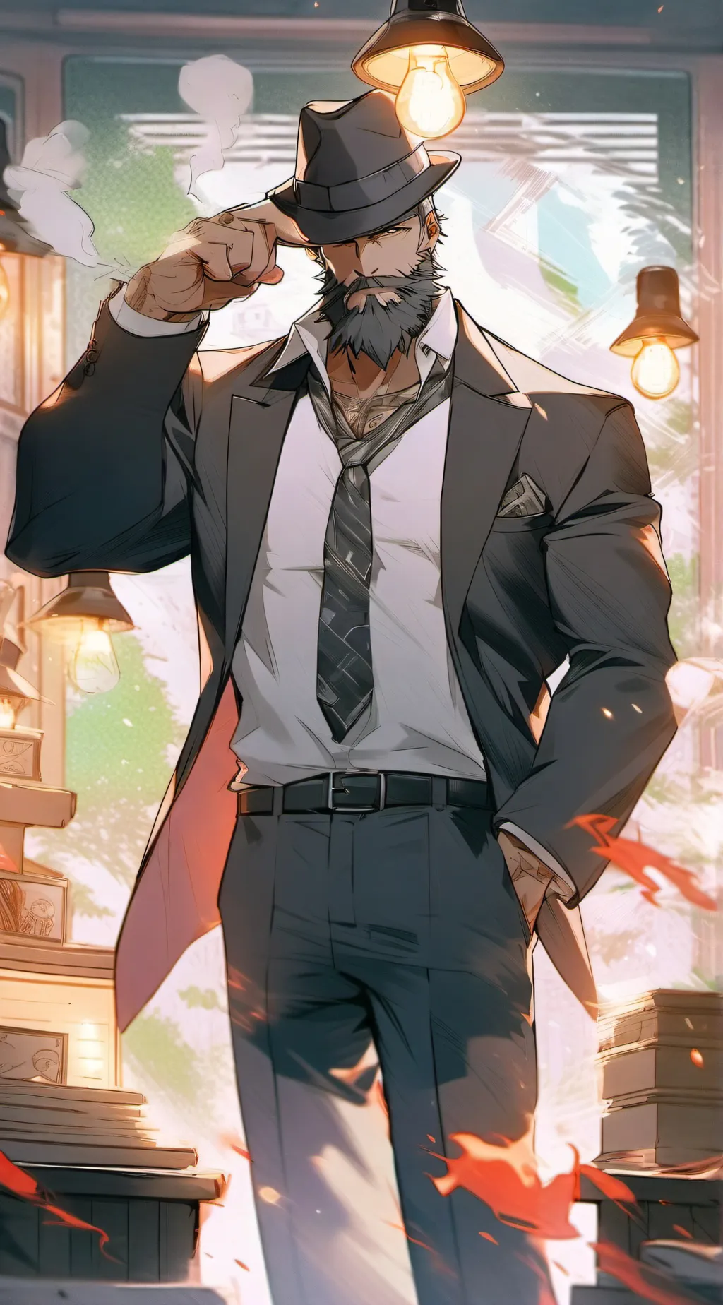 ai character: Nicholas Johnson background