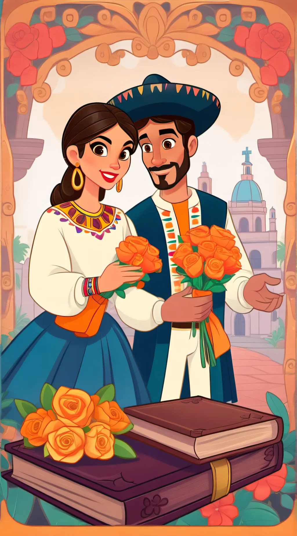 ai character: Libro de La Vida background