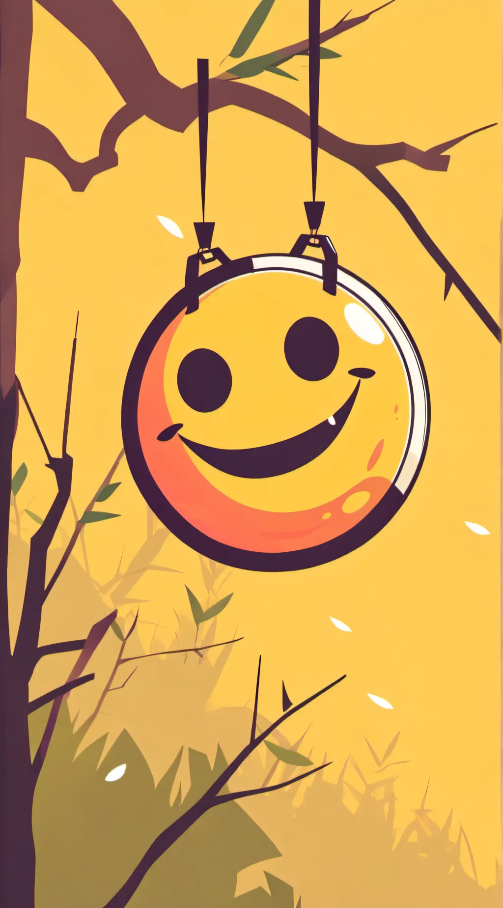 ai character: Smiley background